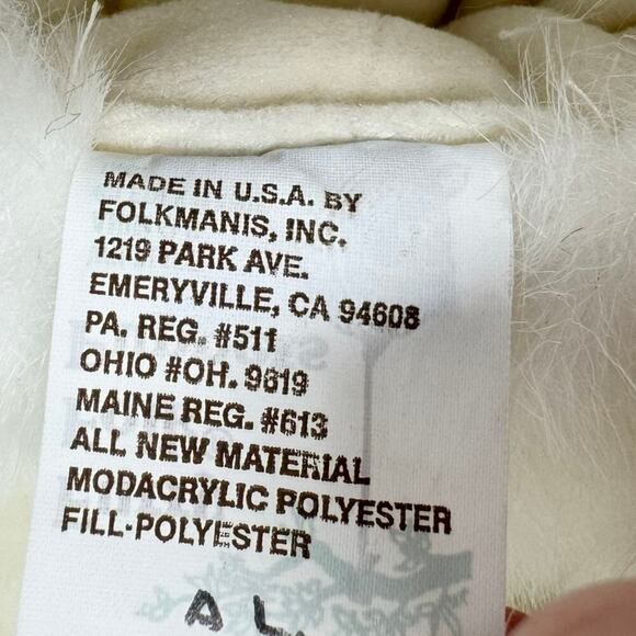 Folkmanis Furry Folk Puppets Polar Bear Realistic Lifelike Plush Stuffed Animal - Picture 12 of 12